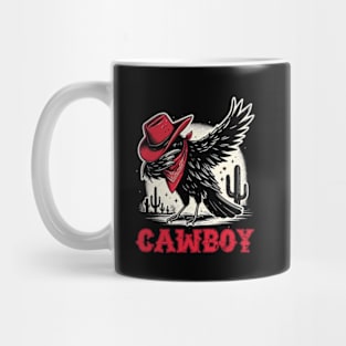 Cawboy Dabbing Crow Mug